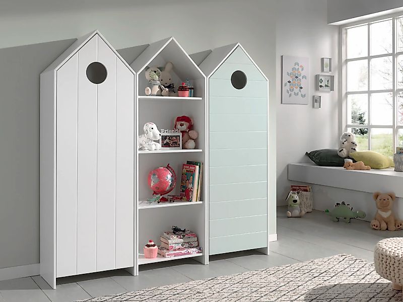 Vipack Jugendzimmer-Set "Casami, best. aus 2 Schränken mit Drehtür, 1 Regal günstig online kaufen