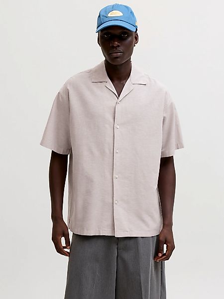 Jack & Jones Kurzarmhemd "JJEBREEZE LINEN BLEND RESORT SHIRT SS SN" mit Kno günstig online kaufen