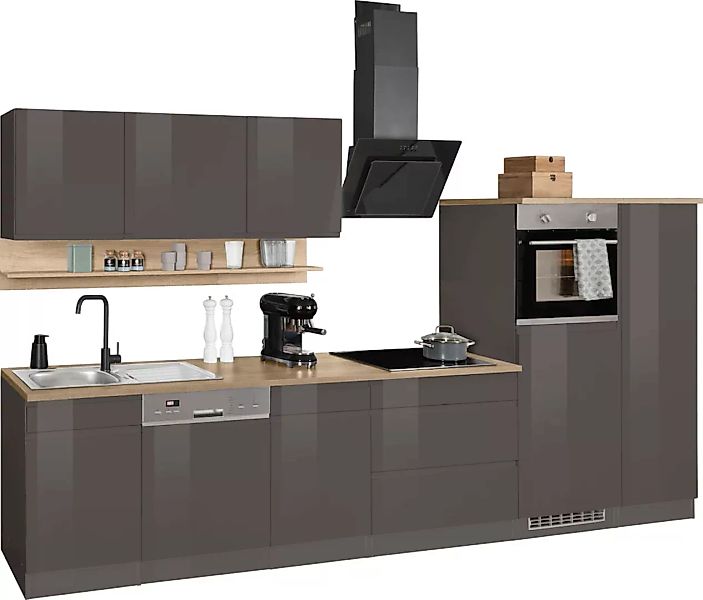 Kochstation Küche "KS-Virginia", Breite 350 cm, ohne E-Geräte günstig online kaufen