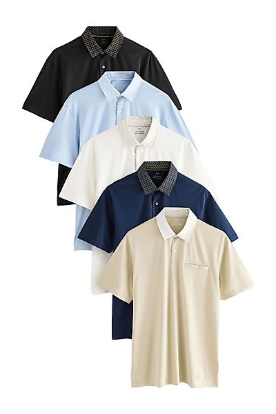 Next Poloshirt Regular Fit Kurzarm-Poloshirts, Jersey, günstig online kaufen