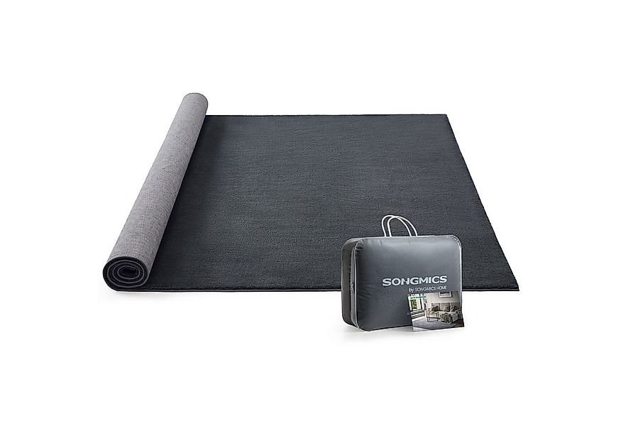 SONGMICS HOME Teppich, Rechteck, Wohnzimmerteppich, rutschfest, maschinenwa günstig online kaufen