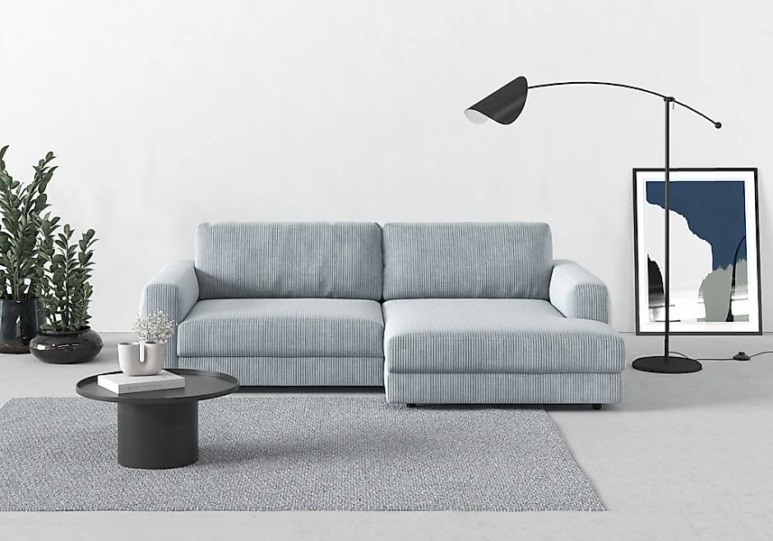 TRENDMANUFAKTUR Ecksofa "Bourbon, Mega Designsofa mit tollem Sitzkomfort, B günstig online kaufen