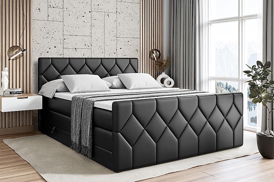 ALTDECOR Boxspringbett CATOR-Z KING (Multipocket-Matratze H4, günstig online kaufen
