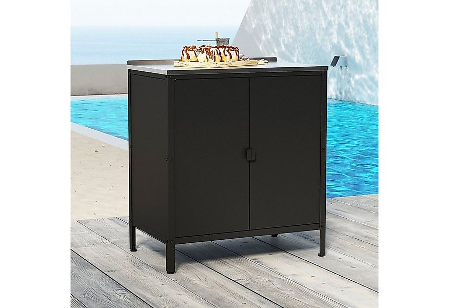 casa.pro Mehrzweckschrank »Bolognano« Schrank 92x80x50 cm günstig online kaufen