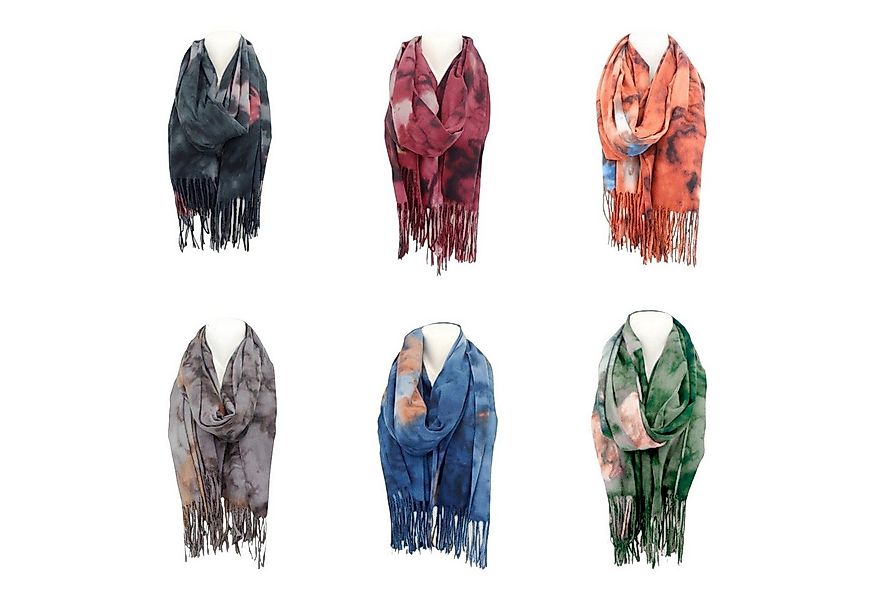 VewoTex Schal Winter Damen Schal Soft Cashmera » Winterschal Wasserrose, (E günstig online kaufen