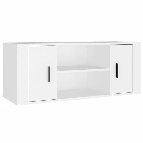 vidaXL TV-Schrank Weiß 100x35x40 cm Holzwerkstoff 823091 günstig online kaufen