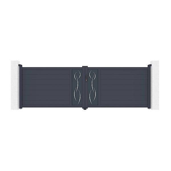 Casanoov Flügeltor 4M Life H 120Cm Aluminium & Tanker B250 Motorisierung günstig online kaufen