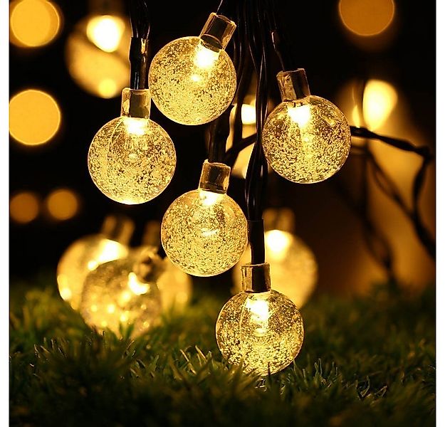 Rosnek LED-Lichterkette 5/9,5M, Solar, Wasserdichte, für Patio Garten Party günstig online kaufen