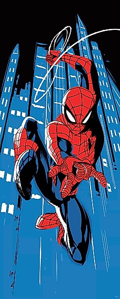 Komar Fototapete »Vlies Fototapete - Spider-Man Rooftop-Rockin‘ - Größe 100 günstig online kaufen