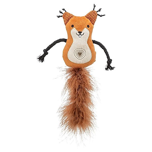 TRIXIE Tierkuscheltier Katzenspielzeug Eichhörnchen aus Plüsch günstig online kaufen