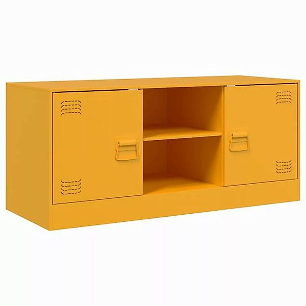 vidaXL Schrankmodule TV-Schrank Senfgelb 99x39x44 cm Stahl günstig online kaufen