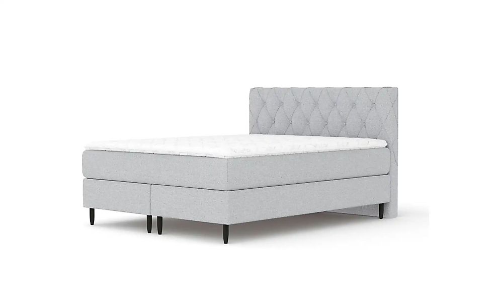 Boxspringbett   ¦ grau ¦ Maße (cm): B: 165 H: 114 Betten > Komfortbetten - günstig online kaufen
