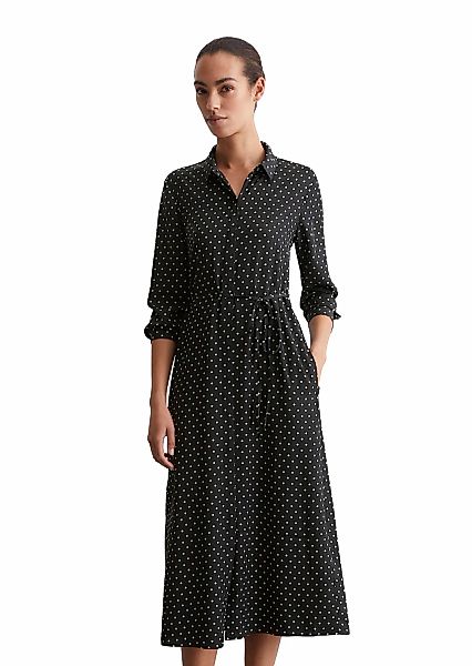 Marc O'Polo Hemdblusenkleid mit modernen Allover-Print, günstig online kaufen