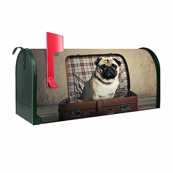 Banjado Amerikanischer Briefkasten Grün 48x22x16cm US Mailbox Letterbox Pos günstig online kaufen