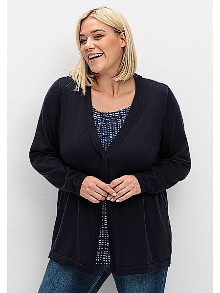 Sheego Strickjacke Große Größen aus feinem günstig online kaufen