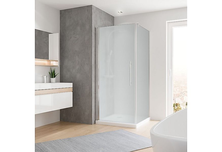 Schulte Eckdusche Drehtür mit Seitenwand, Höhe: 190 cm, BxT: 90x90 cm, Sich günstig online kaufen
