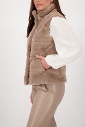 Monari Fellimitatweste Weste Basic fake fur günstig online kaufen