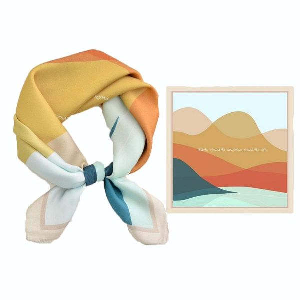 Coonoor Seidentuch Seidentuch Stirnband Quadratischer Haar-Bandanas-Schal günstig online kaufen