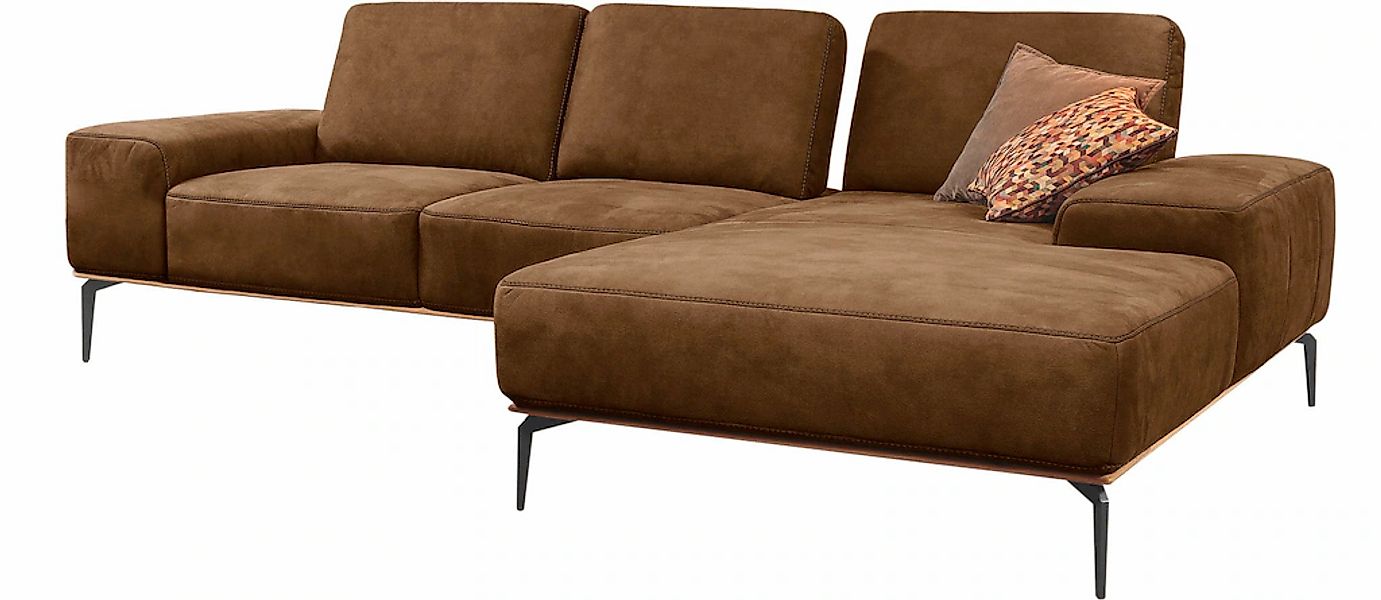 W.SCHILLIG Ecksofa "run, Designsofa mit tollem Sitzkomfort, bequem, L-Form" günstig online kaufen