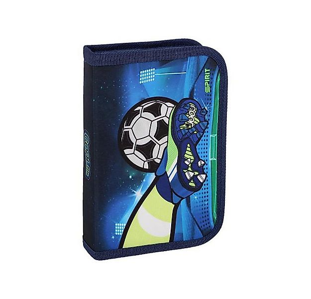 Spirit Federmäppchen Schüler-Etui Fussball 28 teilig 1-Zipper Mäppchen günstig online kaufen