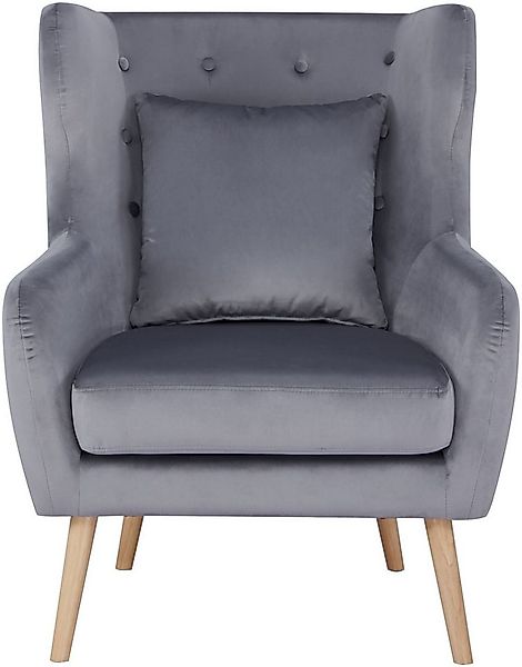 Home affaire Ohrensessel Yamuna, mit Sitzpolsterung, Gestell und Füße aus M günstig online kaufen