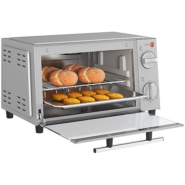 HOMCOM Minibackofen 9L Mini Ofen mit Backblech, Grillrost, 100 °C-230 °C, m günstig online kaufen