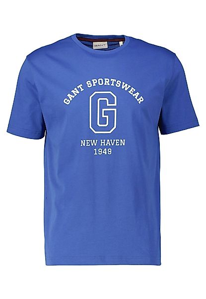 Gant T-Shirt Herren T-Shirt aus Baumwolle günstig online kaufen