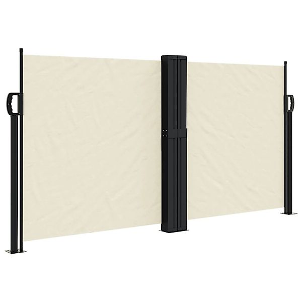 furnicato Seitenmarkise Ausziehbar Creme 120x600 cm günstig online kaufen