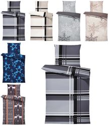 One Home Bettwäsche Winter, Biber, 2 günstig online kaufen