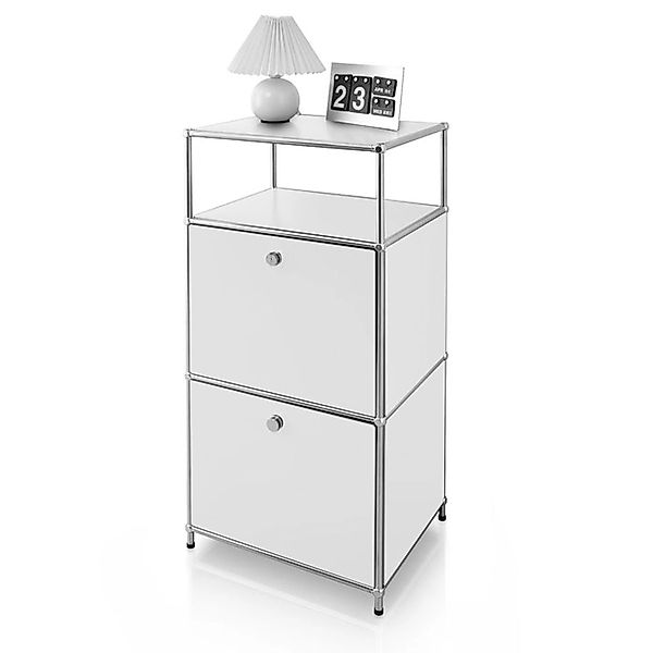 Floordirekt Metallregal Concept Epure MK-120 Verchromt 50 x 40 x 100 cm Wei günstig online kaufen