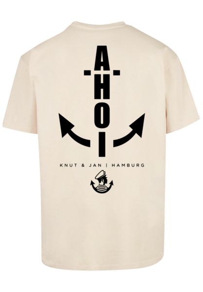 F4NT4STIC T-Shirt "Oversized T-Shirt Ahoi Anker Knut & Jan Hamburg" Print günstig online kaufen