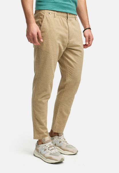 Indicode Leinenhose INNandos mit elastischem Bund günstig online kaufen