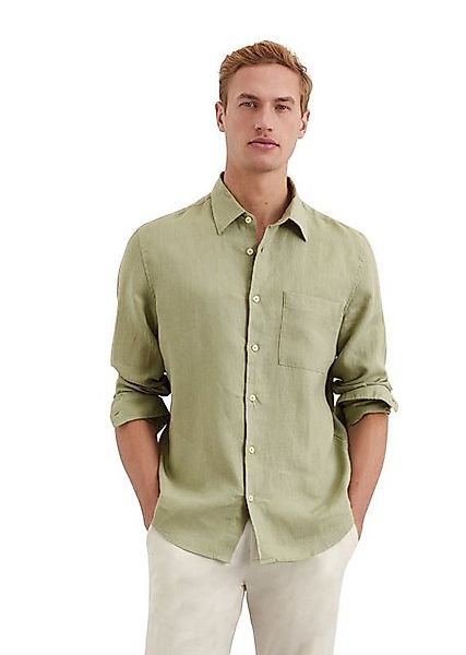 Marc O'Polo Hemd Leinen Grün - Größe XXL günstig online kaufen