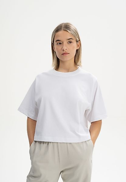MELA Kurzarmshirt Cropped T-Shirt schwer JOSHNA günstig online kaufen