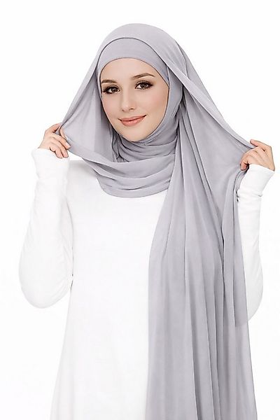 Aymasal Kopftuch 2 in1 Chiffon Hijab mit integriertem Unterkopftuch Bone Is günstig online kaufen