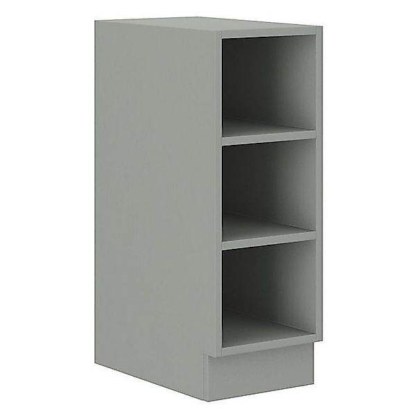 Küchen-Preisbombe Unterschrank Regal 30 cm Bianca Grey Rose - Grau Küchenze günstig online kaufen