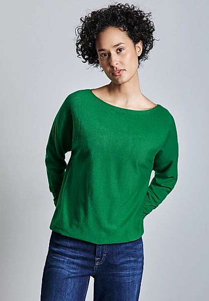 STREET ONE Strickpullover aus softem Materialmix günstig online kaufen