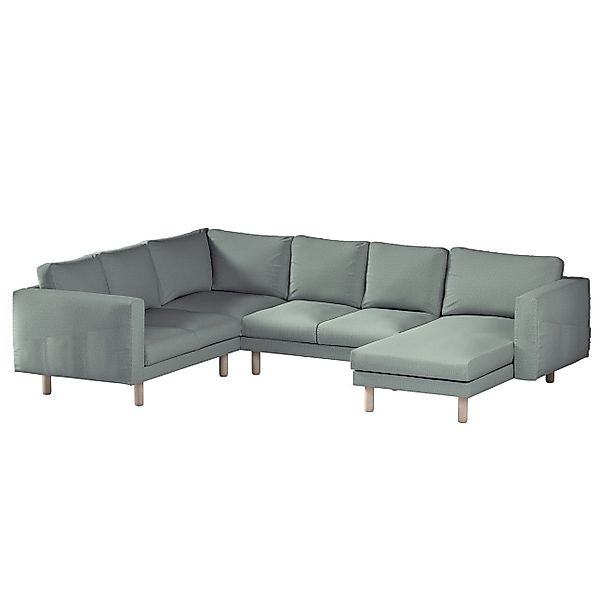 Bezug für Norsborg 5-Sitzer Ecksofa mit Recamiere, eukalyptusgrün, Norsborg günstig online kaufen