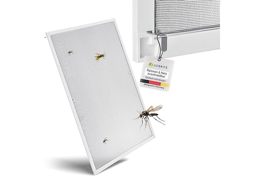 Juskys Insektenschutz-Fensterrahmen Fliegenschutzgitter, individuell kürzba günstig online kaufen