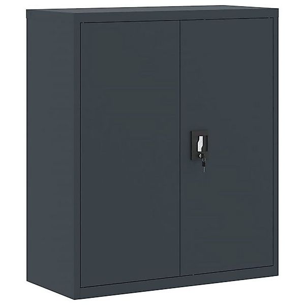 furnicato Aktenschrank Anthrazit 90x40x105 cm Stahl (1-St) günstig online kaufen