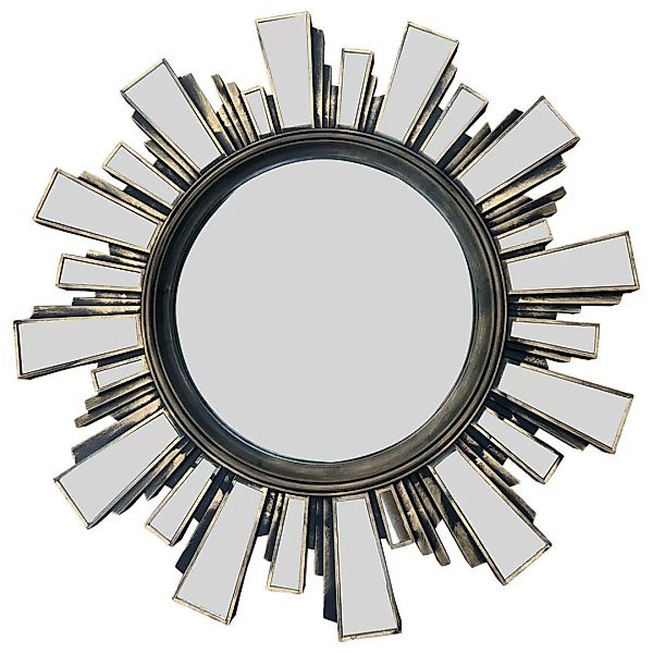 Rahmenspiegel Sun schwarz Optik bronze Optik Kunststoff D: ca. 58 cm günstig online kaufen