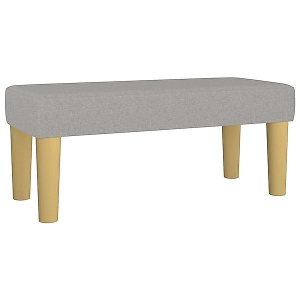 vidaXL Sitzbank Hellgrau 70x30x30 cm Stoff 346624 günstig online kaufen