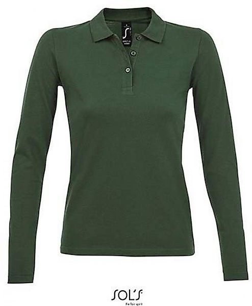 SOLS Langarm-Poloshirt Damen Long-Sleeve Piqué Polo günstig online kaufen