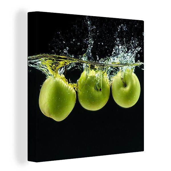OneMillionCanvasses® Leinwandbild Äpfel - Obst - günstig online kaufen