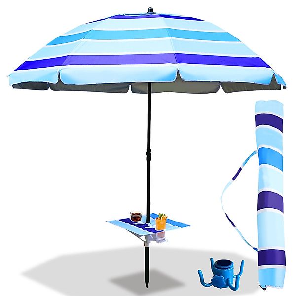 Clanmacy Strandmuschel Sonnenschirme Balkonschirm Terrassenschirm Schirm günstig online kaufen