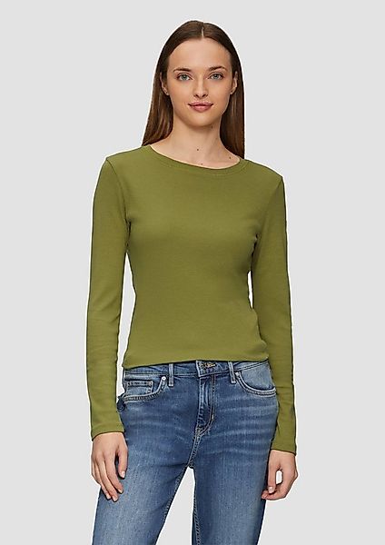 s.Oliver Langarmshirt T-Shirt Langarm-Shirt im Slim Fit günstig online kaufen