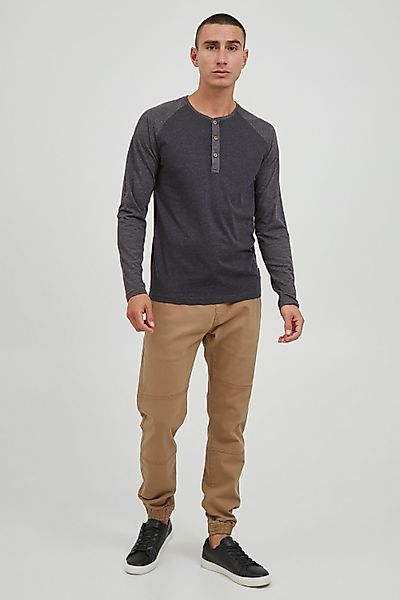 Indicode Rundhalsshirt IDWinston Longsleeve im Baseball-Look günstig online kaufen