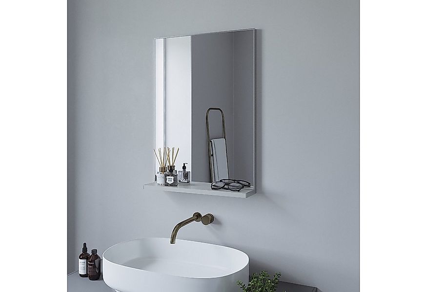 AQUALAVOS Spiegel Wandspiegel Badspiegel mit Ablage 50x70 80x60 100x60 cm D günstig online kaufen