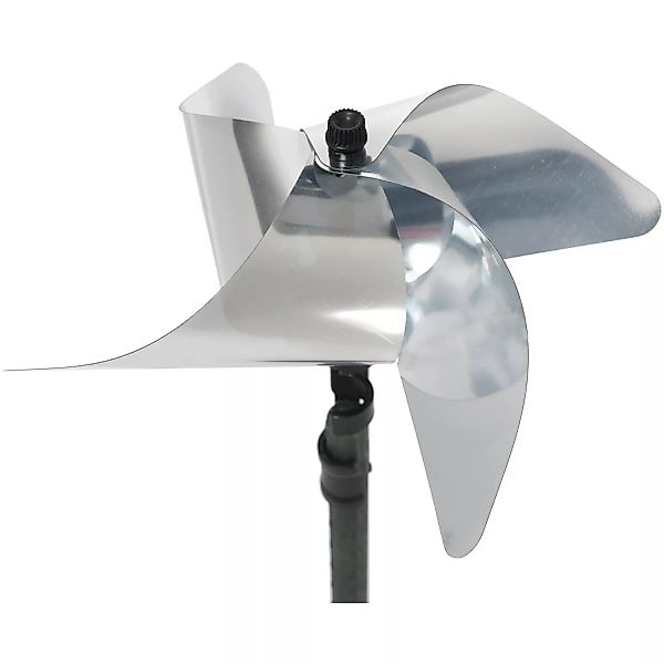 Nature Windspiel Windmühle Vogelschreck Silber Ø 20 x 0,3 mm günstig online kaufen