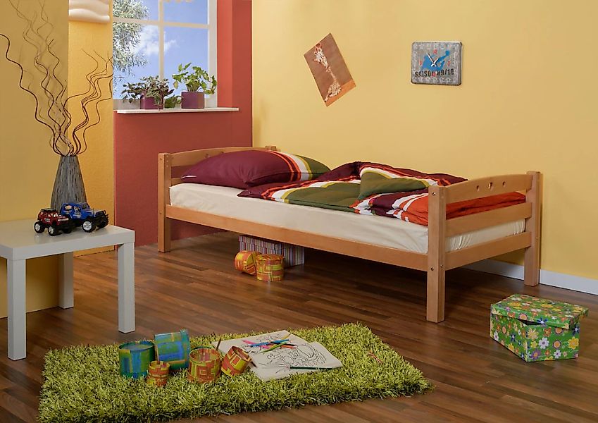 Ticaa Hochbett "Tolly" mit Rollrost, Buche günstig online kaufen